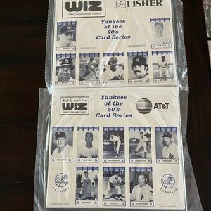 Wiz Fisher and AT&T Yankees Card Series Packs - White/Blue